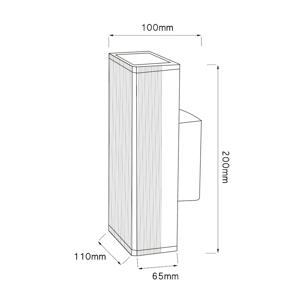 lampa-elewacyjna-zewnetrzna-kinkiet-gu10-czarny-aluminiowy-2-kierunki