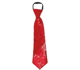 krawat-czerwony-cekiny-elegancki-karnawal-klaun-czerwien-zamek-35-cm