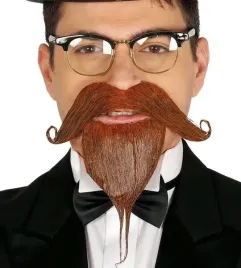 brazowa-kozia-brodka-z-wasami-wasy-broda