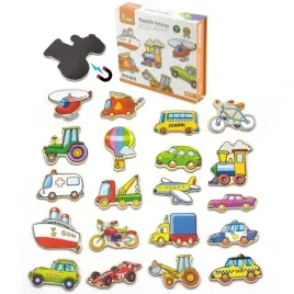 viga-drewniane-magnesy-na-lodowke-pojazdy-auta-dekoracja-dla-dzieci-prezent