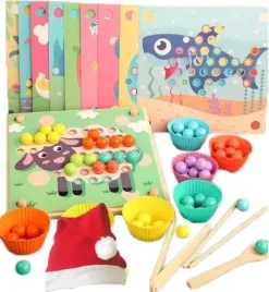 montessori-drewniana-ukladanka-kulkami-montessori