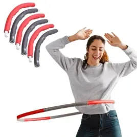 kolo-hula-hop-odchudzajace-piankowe-z-wypustkami-czerwonoszary-100cm