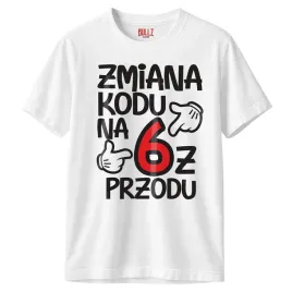 koszulka-biala-meska-zmiana-kodu-60-urodziny-prezent-r-xl