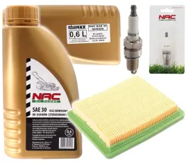 olej-do-kosiarki-filtr-powietrza-swieca-f7rtc-nac-loncin-zestaw-serwisowy