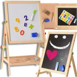 tablica-magnetyczna-kredowa-dla-dzieci-duza-dwustronna-drewniana-edukacyjna
