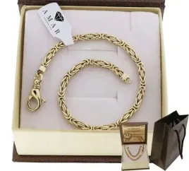 zlota-pelna-bransoletka-damska-splot-krolewski-pr-925-585-grawer-gratis