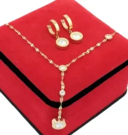 komplet-zloty-krawatka-zirconia-stal-316-l