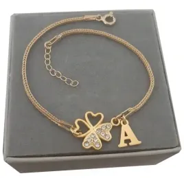 zlota-bransoletka-koniczynka-literka-kr-swarovski