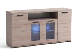 komoda-k3-witryna-160cm-szafka-4-kolory
