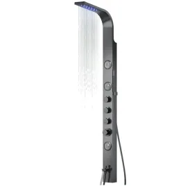 panel-prysznicowy-corsan-snake-mieszacz-stal-gunmetal-led-wylewka