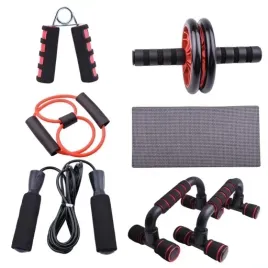 zestaw-do-cwiczen-roller-skakanka-mata-uchwyt-7w1-do-cwiczen-w-domu