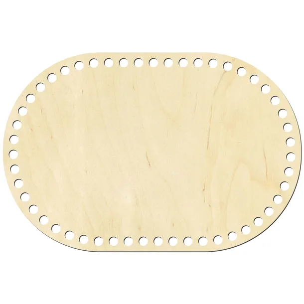 Baza do szydełkowania Spód Dno do koszyczka ze sklejki OWALNA 30x20 cm