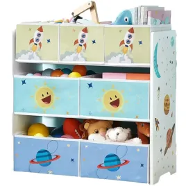 organizer-na-zabawki-kolorowy-regal-z-7-szufladkami-materialowymi-na-klocki