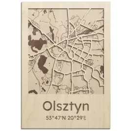 mapa-polskich-miast-olsztyn-drewniany-obraz-3d-mapa-olsztyn-z-grawerem