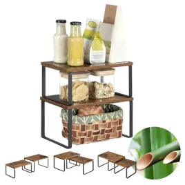 organizer-na-blat-kuchenny-polki-stojace-na-blat-zestaw-dwoch-polek-na-blat