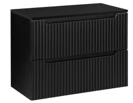 czarna-szafka-pod-umywalke-z-blatem-80-cm-wiszaca-ryflowane-fronty-szuflady