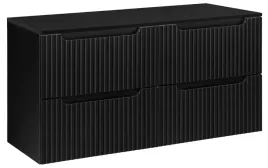 czarna-szafka-pod-umywalke-z-blatem-120-cm-wiszaca-ryflowane-fronty-4s