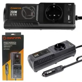 przetwornica-12v-230v-samochodowa-napiecia-400w-usb-c-led-manta-mpi200c