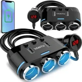 rozdzielacz-gniazdka-zapalniczki-2x-usb-ladowarka