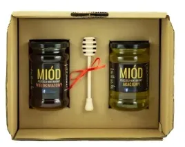 zestaw-prezentowy-miodow-2x400g-wielokwiat-i-akacja-dzien-babci-i-dziadka
