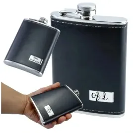 piersiowka-stal-nierdzewna-z-skorzanym-obszyciem-grawer-inicjaly-urodziny