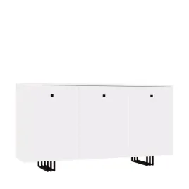 duza-komoda-do-pokoju-trzydrzwiowa-150-cm-klara-bialy-mat-nogi-metal-czarne