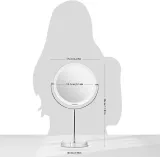 lusterko-stojace-bialy-auxmir-stan-nowy