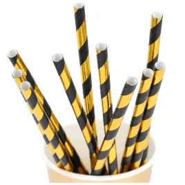 slomki-papierowe-rurki-do-picia-napoi-czarne-zloto-panienski-urodziny-10szt