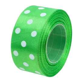 wstazka-w-kropki-satynowa-38mm-do-dekoracji-tasiemka-na-rolce-zielen-swieta