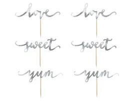 dekoracje-do-muffinek-babeczek-love-srebrne-napisy