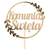 topper-na-tort-ciasto-lustrzane-zloto-napis-komunia-swieta-golab-dekoracja-stan-opakowania-oryginalne