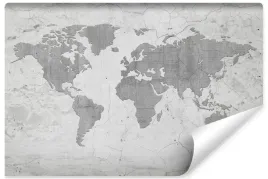 fototapeta-do-salonu-mapa-swiata-kontynenty-abstrakcja-beton-3d-450x300