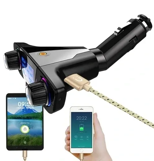 transmiter-fm-bluetooth-5-0-usb-multimedialny-8w1-zrodlo-sygnalu-aux-bluetooth-karta-pamieci-usb