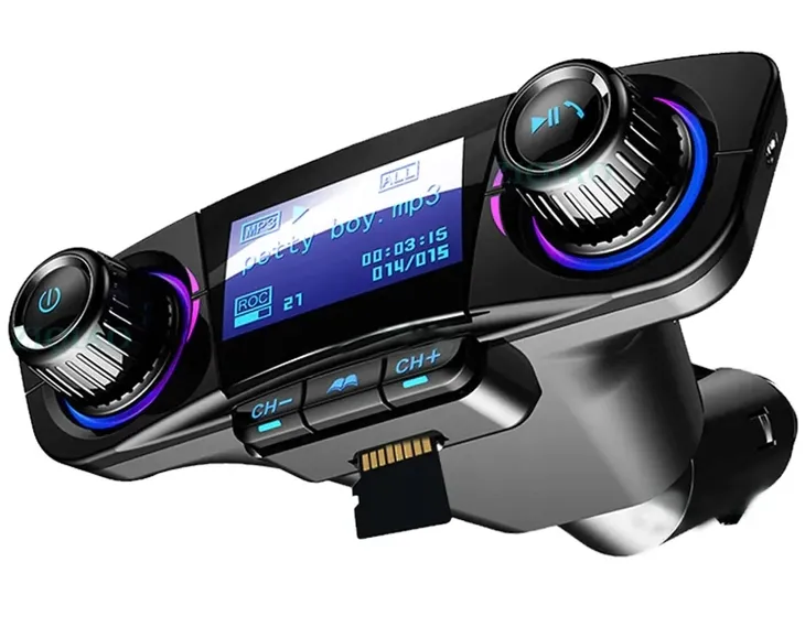 transmiter-fm-bluetooth-5-0-usb-multimedialny-8w1-stan-nowy-zasilanie-gniazdo-zapalniczki-samochodowej-12v-gniazdo-zapalniczki-samochodowej-24v