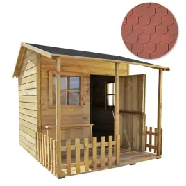 drewniany-domek-dla-dzieci-malwinka-do-ogrodu-czerwony-gont-zestaw
