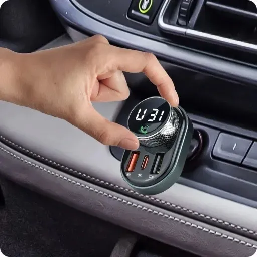 transmiter-ladowarka-bluetooth-fm-qc-4-0-pd-usb-c-stan-opakowania-oryginalne