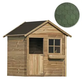 drewniany-domek-ogrodowy-dla-dzieci-mateusz-zielony-gont-zestaw