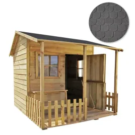 drewniany-domek-dla-dzieci-malwinka-do-ogrodu-antracytowy-gont-zestaw