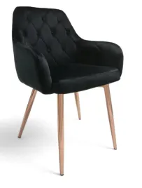 krzeslo-dankor-design-antwerpia-welur-czarny-nogi-rozowy-chrom