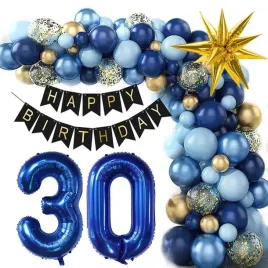 zestaw-balonow-na-30-urodziny-granatowo-zloty-116-szt