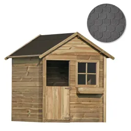 drewniany-domek-ogrodowy-dla-dzieci-mateusz-antracytowy-gont-zestaw