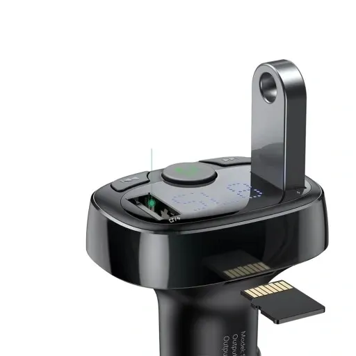 baseus-ladowarka-transmiter-fm-bluetooth-bt-mp3-2xusb-micro-sd-do-auta-kod-producenta-184a-stan-nowy