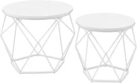 stolik-kawowy-songmics-vasagle-owalny-50-x-50-x-40cm-bialy