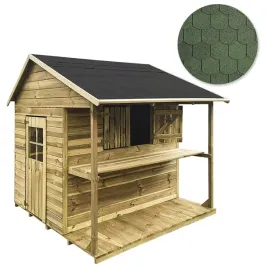 drewniany-domek-ogrodowy-dla-dzieci-zuza-od-4iq-zielony-gont-zestaw