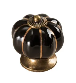galka-meblowa-porcelana-dynia-czarna-zlota-retro