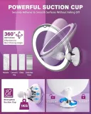 lusterko-stojace-bialy-auxmir-marka-inny