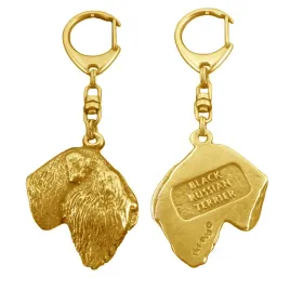 czarny-terier-rosyjski-russian-black-terrier-pozlocony-brelok-do-kluczy