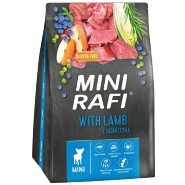 RAFI DOLINA NOTECI MINI JAGNIĘCINA KARMA SUCHA DLA PSA 3KG MAŁE CHRUPKI