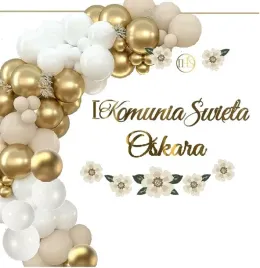 komunia-balony-dekoracje-na-komunie-baner-kwiaty-bez-imie