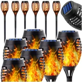 lampa-solarna-ogrodowa-pochodnia-led-zestaw-6szt